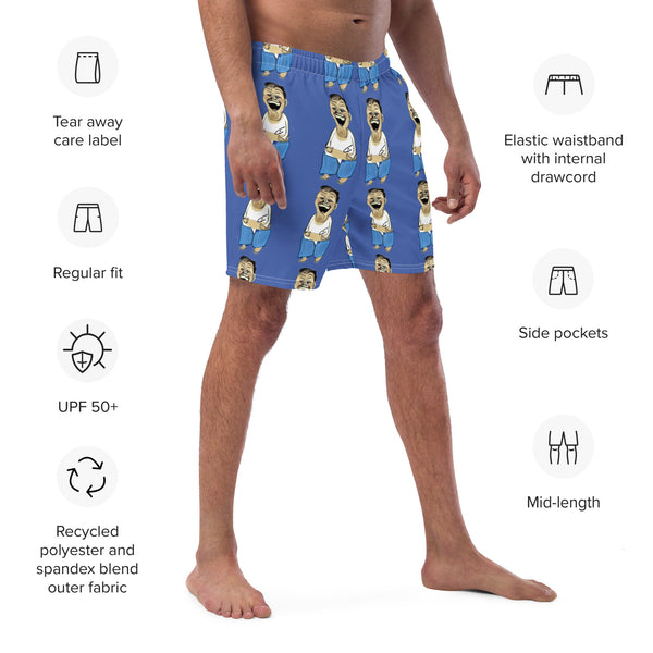 Joke swim trunks